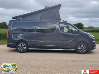 GREY 2024 RENAULT TRAFIC LL30 EXTRA SPRT BLU DCI  4 Berth  Camper van - Imaging+