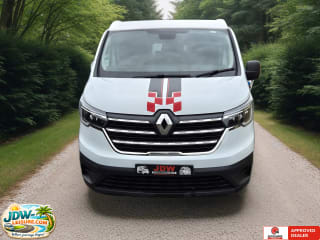 WHITE 2023 RENAULT TRAFIC SL28 B-NESS + BLUE DCI  4  Berth  Camper van - Imaging+