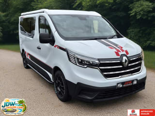 WHITE 2023 RENAULT TRAFIC SL28 B-NESS + BLUE DCI  4  Berth  Camper van - Imaging+