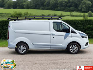 WHITE 2022 FORD TRANSIT CUSTOM 300 2.0 Tdci   eco blue  - Imaging+