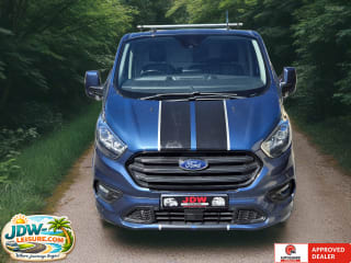 BLUE 2020 FORD TRANSIT CUSTOM 320 SPORT EBLUE - Imaging+