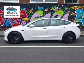 WHITE 2021 TESLA MODEL 3 LONG RANGE AWD - Photo 4