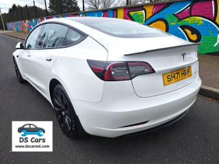 WHITE 2021 TESLA MODEL 3 LONG RANGE AWD - Photo 5