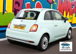 GREEN 2018 FIAT 500 LOUNGE - Photo 3