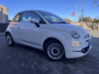 WHITE 2015 FIAT 500 LOUNGE - Photo 3