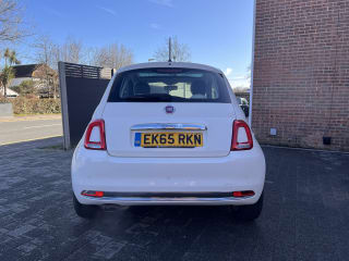 WHITE 2015 FIAT 500 LOUNGE - Photo 9