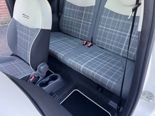 WHITE 2015 FIAT 500 LOUNGE - Photo 21