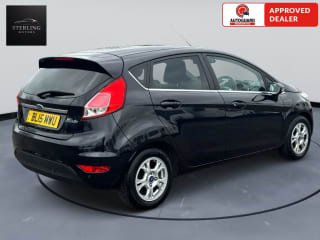 BLACK 2015 FORD FIESTA TITANIUM ECONETIC TDCI - Photo 7