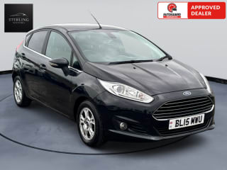 BLACK 2015 FORD FIESTA TITANIUM ECONETIC TDCI - Photo 1