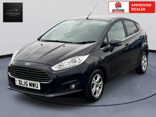 BLACK 2015 FORD FIESTA TITANIUM ECONETIC TDCI - Photo 4