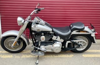 Silver and black anniversary  2003 HARLEY DAVIDSON FLSTFI Anniversary fatboy  - Photo 2