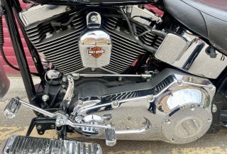 Silver and black anniversary  2003 HARLEY DAVIDSON FLSTFI Anniversary fatboy  - Photo 5