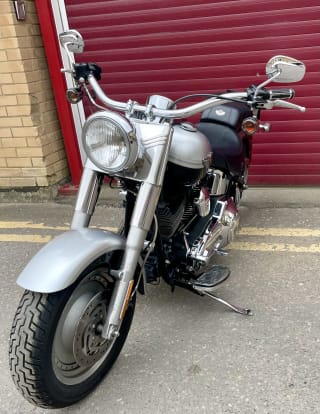 Silver and black anniversary  2003 HARLEY DAVIDSON FLSTFI Anniversary fatboy  - Photo 13