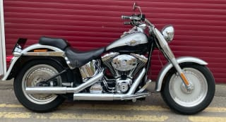 Silver and black anniversary  2003 HARLEY DAVIDSON FLSTFI Anniversary fatboy  - Photo 1