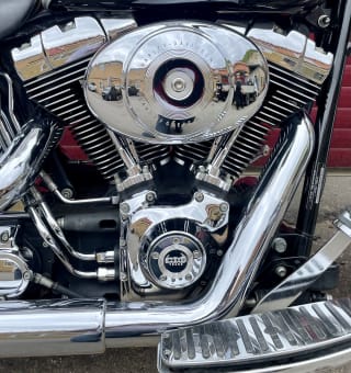 Silver and black anniversary  2003 HARLEY DAVIDSON FLSTFI Anniversary fatboy  - Photo 17