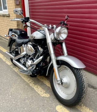 Silver and black anniversary  2003 HARLEY DAVIDSON FLSTFI Anniversary fatboy  - Photo 19
