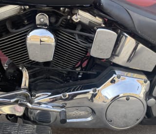 Black  1998 HARLEY DAVIDSON FLSTF - Photo 5