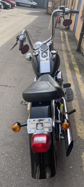 Black  1998 HARLEY DAVIDSON FLSTF - Photo 8