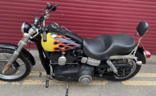 Black flame custom  2007 HARLEY DAVIDSON FXDB - Photo 3