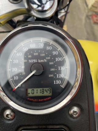 Black flame custom  2007 HARLEY DAVIDSON FXDB - Photo 12