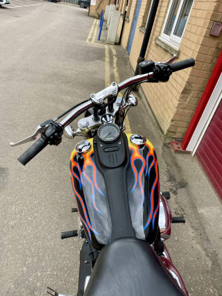 Black flame custom  2007 HARLEY DAVIDSON FXDB - Photo 14