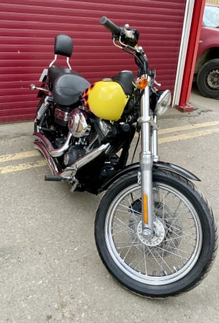 Black flame custom  2007 HARLEY DAVIDSON FXDB - Photo 16