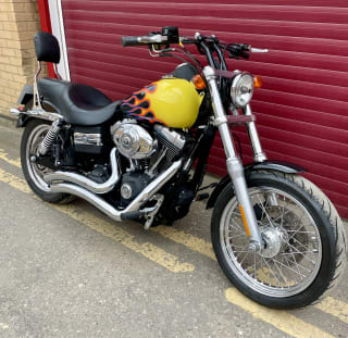Black flame custom  2007 HARLEY DAVIDSON FXDB - Photo 23