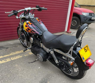 Black flame custom  2007 HARLEY DAVIDSON FXDB - Photo 27