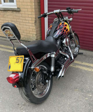 Black flame custom  2007 HARLEY DAVIDSON FXDB - Photo 28