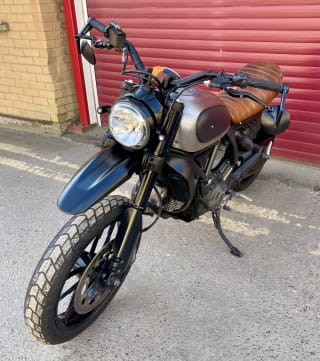 Black / brushed steel 2015 DUCATI SCRAMBLER - Photo 24