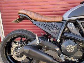 Black / brushed steel 2015 DUCATI SCRAMBLER - Photo 27