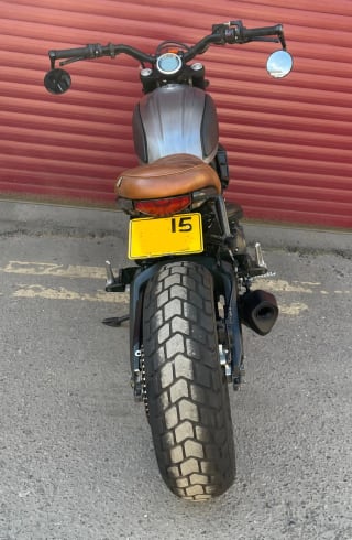 Black / brushed steel 2015 DUCATI SCRAMBLER - Photo 31