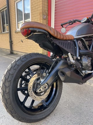 Black / brushed steel 2015 DUCATI SCRAMBLER - Photo 36