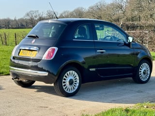 BLACK 2010 FIAT 500 LOUNGE S-A - Photo 10