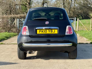 BLACK 2010 FIAT 500 LOUNGE S-A - Photo 11