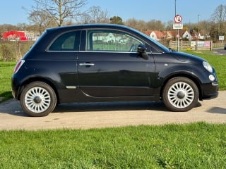 BLACK 2010 FIAT 500 LOUNGE S-A - Photo 17
