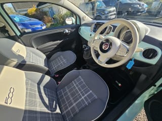 GREEN 2018 FIAT 500 LOUNGE - Photo 13