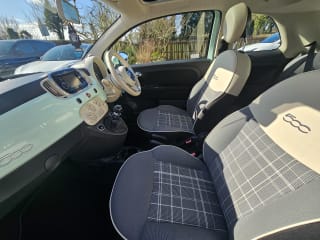 GREEN 2018 FIAT 500 LOUNGE - Photo 14