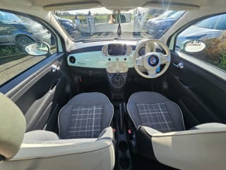 GREEN 2018 FIAT 500 LOUNGE - Photo 16