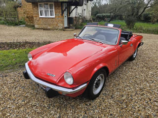 RED 1972 TRIUMPH SPITFIRE - Photo 2