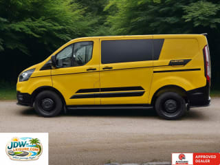 YELLOW 2022 FORD TRANSIT CUSTOM 340LEADER EBLUE - Photo 4