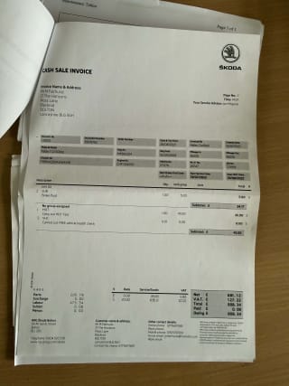 White 2009 Skoda Fabia - Mobile Upload