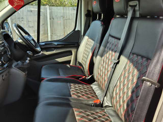 WHITE 2020 FORD TRANSIT CUSTOM 2.0Tdci 130 300  limited 4 berth camper van - Imaging+