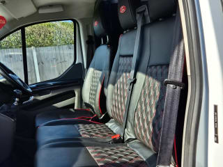 WHITE 2020 FORD TRANSIT CUSTOM 2.0Tdci 130 300  limited 4 berth camper van - Imaging+