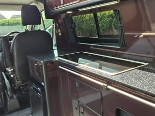 WHITE 2020 FORD TRANSIT CUSTOM 2.0Tdci 130 300  limited 4 berth camper van - Imaging+