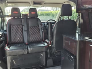 WHITE 2020 FORD TRANSIT CUSTOM 2.0Tdci 130 300  limited 4 berth camper van - Imaging+