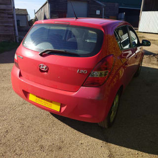 RED 2010 HYUNDAI I20 COMFORT - Photo 5