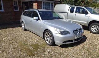 SILVER 2005 BMW 525D SE TOURING AUTO - Photo 3