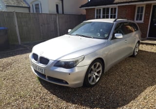 SILVER 2005 BMW 525D SE TOURING AUTO - Photo 4