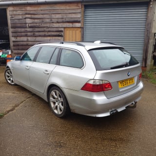 SILVER 2005 BMW 525D SE TOURING AUTO - Photo 5